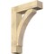Ekena Millwork Thorton Block Rough Sawn Bracket w/ Offset Brace, Douglas Fir, 8"W x 30"D x 42"H BKT0806X30X42THR05RDF - alternate 1